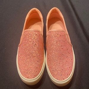 Ugg pink slip on shoes
